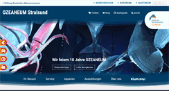 Desktop Screenshot of ozeaneum.de
